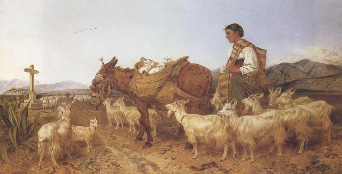 Richard ansdell,R.A. Going to Market (mk37)